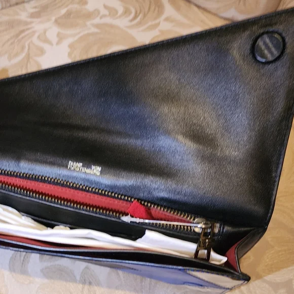 Diane von Furstenberg Blue and Silver Clutch - Picture 3 of 5